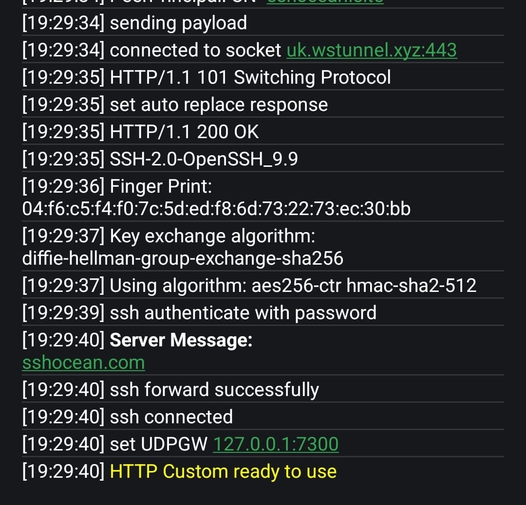 Connected Status Example