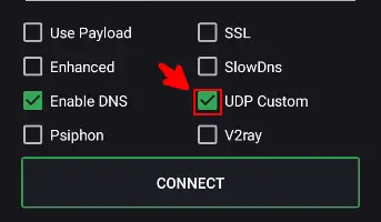 Connect Button Location