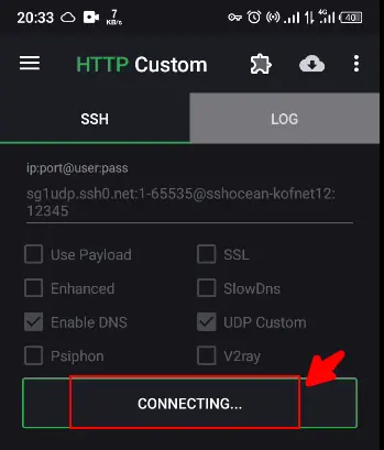 Connected Status Example