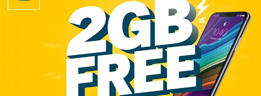 2GB FREE Data Total