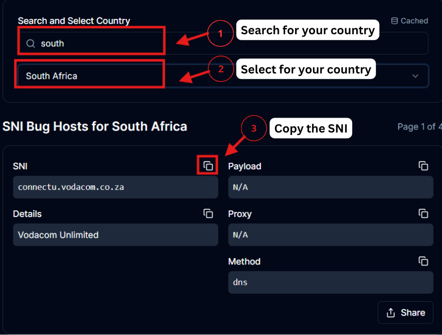 SNI Bug Host Generator Tool