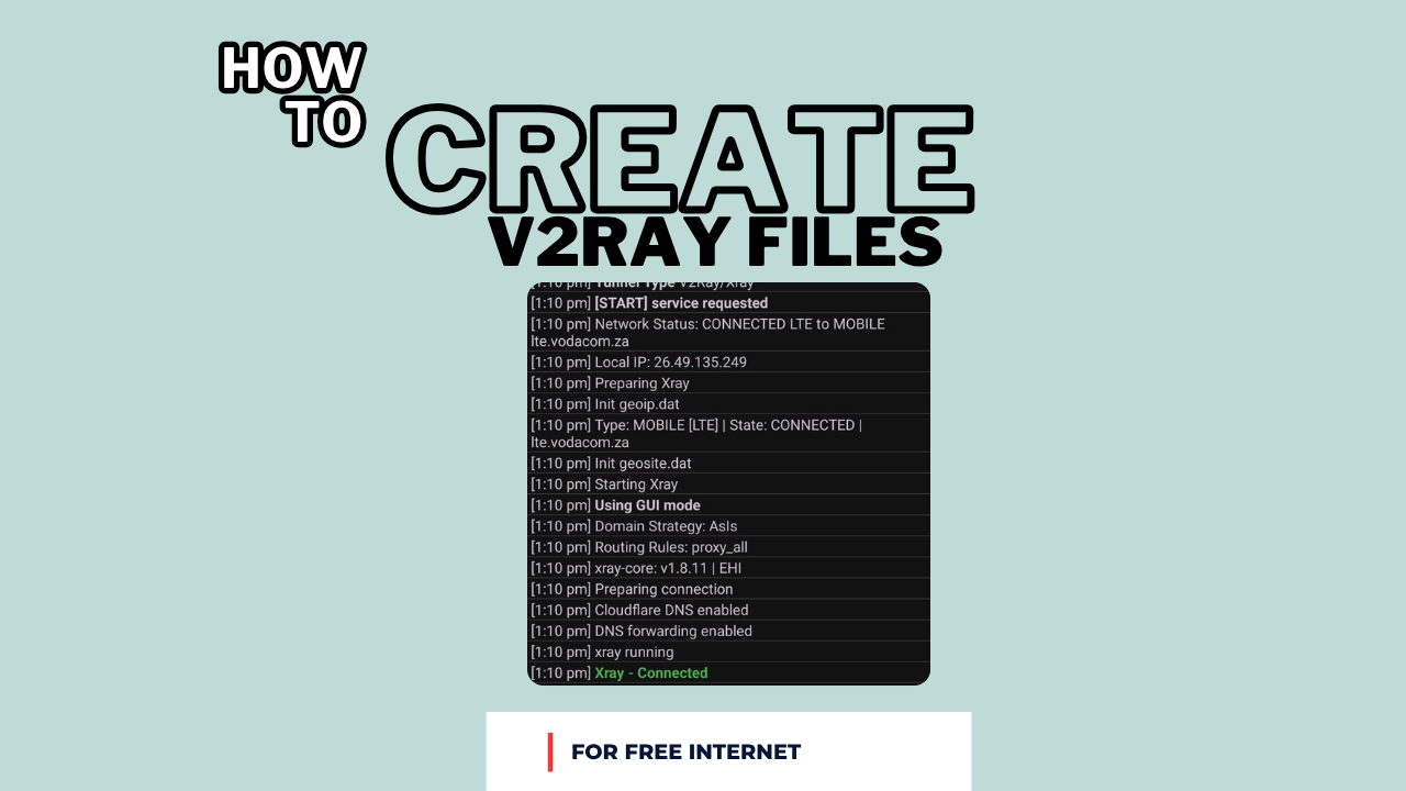Create HTTP Injector Files Using V2Ray