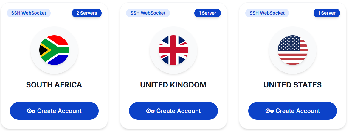 SSH Server Selection