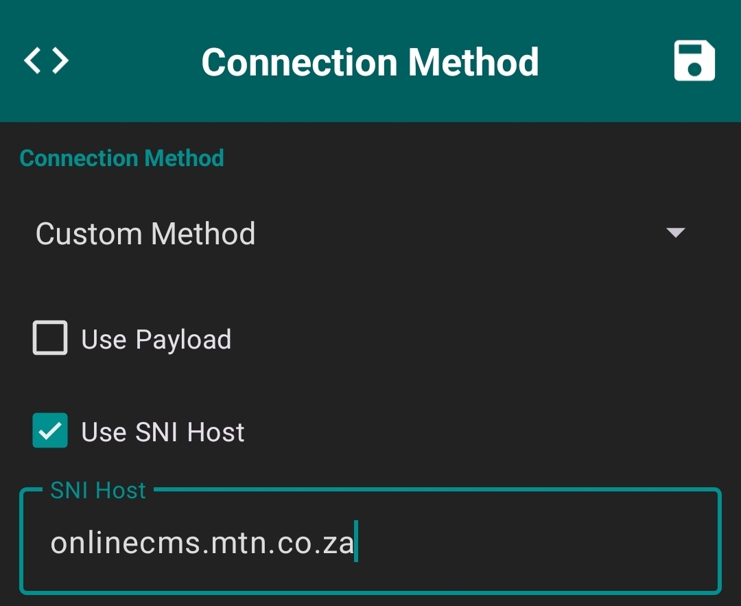 SNI Configuration